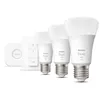 Image de PHILIPS Hue White Kit de démarrage ampoule LED connectée 95W - E27 x3 et télécommande Hue