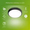 Image de Plafonnier extérieur PHILIPS Doris - 6W - 4000K - IP54 - Noir