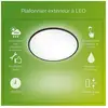 Image de Plafonnier Led Superslim Métal Noir Ø250 Mm 15w Philips