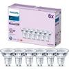 Image de Ampoule LED spot - PHILIPS - GU10 - 6W - 50W - Packs 6 ampoules - 390 lumen - Blanc Froid