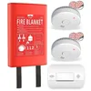 Image de ELRO FF0404 Lot de 2 détecteurs de fumée CO avec Couverture Rigide de 1 2 m