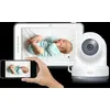 Image de Babyphone vidéo connecté ELRO BC4000 Full HD écran tactile 127 cm application mobile caméra bébé vision nocturne Blanc