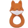 Image de Anneau De Dentition Hochet Renard 100% Naturel A Little Lovely Company
