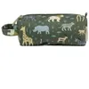 Image de Trousse - A Little Lovely Company - Savane - Animaux illustrés - 100% polyester - Zippée