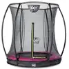 Image de Exit Trampoline Silhouette Inground Ø183cm Avec Filet De Sécurité - Rose