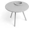 Image de FATBOY table basse avec vase BAKKES (Gris clair - LLDPE)