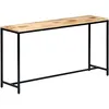 Image de Table Console 140 X 35 X 76 Cm Bois De Manguier Massif Brut Vidaxl