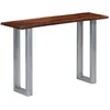 Image de Table Console 115x35x76 Cm Bois D'acacia Massif Et Fer Vidaxl