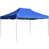 Image de Tente De Réception Pliable Aluminium 4,5x3 M Bleu Vidaxl