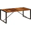 Image de Table À Dîner 200x100x75 Cm Bois De Sesham Solide Vidaxl