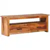 Image de Meuble Tv 118x30x40 Cm Bois Massif Vidaxl