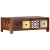 Image de Table Basse 90x50x30 Cm Bois Massif Vidaxl