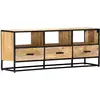 Image de Meuble Tv 120x30x45 Cm Bois Solide De Manguier Vidaxl