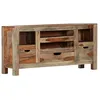 Image de Buffet Gris 100x30x50 Cm Bois Massif Vidaxl
