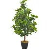 Image de Plante Artificielle Avec Pot Laurier Vert 90 Cm Vidaxl