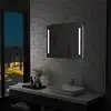 Image de Miroir Mural À Led Pour Salle De Bains 80x60 Cm Vidaxl