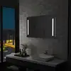 Image de Miroir Mural À Led Pour Salle De Bains 100x60 Cm Vidaxl