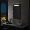 Image de Miroir Mural À Led Pour Salle De Bains 60x100 Cm Vidaxl