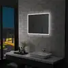 Image de Miroir Mural À Led Pour Salle De Bains 80x60 Cm Vidaxl