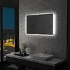 Image de Miroir Mural À Led Pour Salle De Bains 100x60 Cm Vidaxl