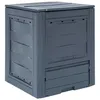 Image de vidaXL Bac à compost de jardin Gris 60x60x73 cm 260 L