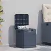 Image de Boîte De Rangement De Jardin 90 L Anthracite Vidaxl