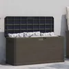 Image de vidaXL Boîte de Rangement de Jardin Coffre de Stockage Outils de Jardinage Organisateur de Terrasse Patio Arrière-cour 45687