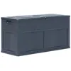 Image de Boîte De Rangement De Jardin 320 L Noir Vidaxl