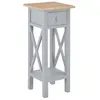 Image de vidaXL Table dAppoint Meuble de Rangement Stockage Support de Téléphone Entrée Salon Salle de Séjour Intérieur Maison Bois 280058