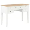 Image de vidaXL Bureau Table dOrdinateur avec Tiroirs Table de Travail Table Informatique Table dEcriture Meuble de Bureau Chambre 280069