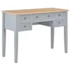 Image de vidaXL Bureau Table dOrdinateur avec Tiroirs Table de Travail Table Informatique Table dEcriture Meuble de Bureau Chambre 280070