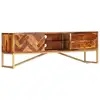 Image de Meuble Tv 140x30x45 Cm Bois De Sesham Massif Vidaxl