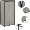 Image de Garde-robe Gris 75x50x160 Cm Vidaxl