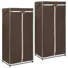 Image de 2 Pcs Garde-robes Marron 75x50x160 Cm Vidaxl