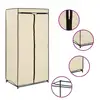 Image de Vidaxl 2 pcs garde-robes crème 75x50x160 cm