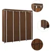 Image de vidaXL Garde-robe avec 4 compartiments Marron 175x45x170 cm