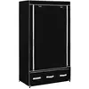 Image de Garde-robe Noir 87 X 49 X 159 Cm Tissu Vidaxl