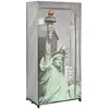 Image de Garde-robe New York 75x45x160 Cm Tissu Vidaxl