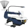 Image de vidaXL Scie à Chantourner Electrique avec Pédale et Lampe LED Outils de Bricolage Découpe Travaux de Coupe Meulage Polissage 144834
