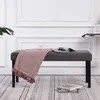 Image de vidaXL Banc 106 cm Gris Similicuir