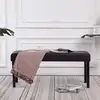 Image de Banc 106 Cm Marron Similicuir Vidaxl
