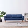 Image de CanapÃ© Ã 3 Places Tissu Bleu en occasion ou reconditionné