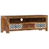 Image de vidaXL Meuble TV 120x30x40 cm Bois de Sesham solide 248093
