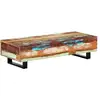 Image de Table Basse 120x50x30 Cm Bois De Récupération Solide Et Acier Vidaxl