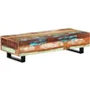 Image de vidaXL Table basse 120x50x30 cm Bois de récupération solide et acier 247912