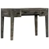 Image de vidaXL Bureau Noir 110 x 50 x 75 cm Bois de manguier massif