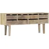 Image de Buffet 140x30x60 Cm Bois De Manguier Massif Vidaxl