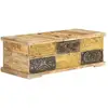 Image de Table Basse 100x50x35 Cm Bois De Manguier Massif Vidaxl