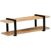 Image de Meuble Tv 247885 Cm Bois De Manguier Massif Vidaxl
