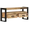 Image de Meuble Tv 100x30x45 Cm Bois De Manguier Massif Vidaxl